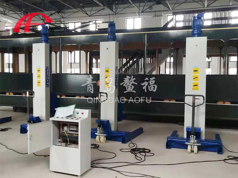 東陽(yáng)40噸8柱抱胎維修案例