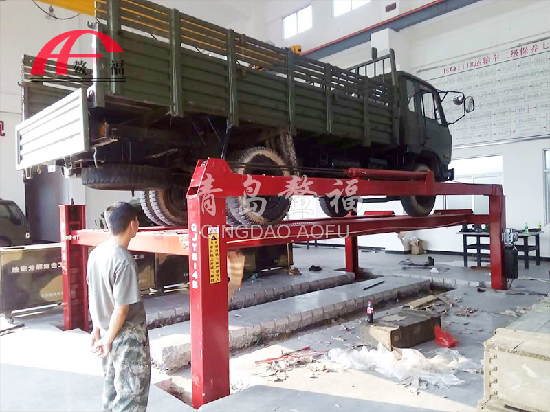 軍隊卡車舉升機(jī)案例
