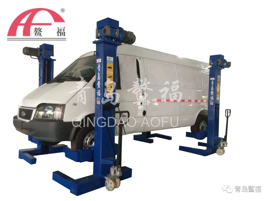 四柱可移動抱胎式舉升機(jī)QJJ10-4C